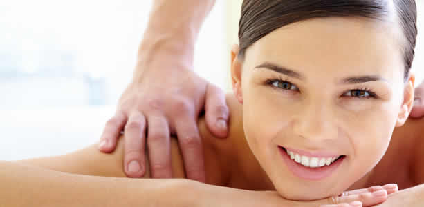 Happy smiling pain relief image